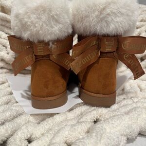 Juicy Couture fuzzy boots
